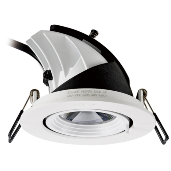 LED Spotlight 9W-30W 3000K-5700K 15-36° Beam Angle Aluminum CE Certified High CRI>90